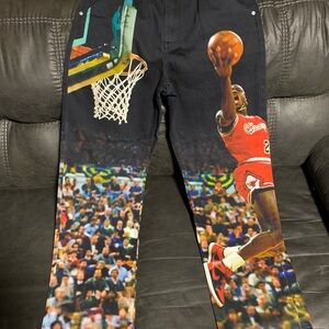 Jordan Black and White Pants